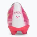 Încălțăminte de fotbal pentru copii Mizuno Alfa III Select Jr FG white/fuchsia purple 6
