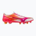 Încălțăminte de fotbal Mizuno Alpha III Japan Mix white/fuchsia purple
