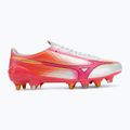 Încălțăminte de fotbal Mizuno Alpha III Japan Mix white/fuchsia purple 2