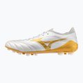 Încălțăminte de fotbal Mizuno Morelia Neo IV Beta Elite AG white/mp gold/cool gray 3c