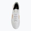 Încălțăminte de fotbal Mizuno Morelia Neo IV Beta Elite AG white/mp gold/cool gray 3c 5
