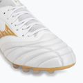 Încălțăminte de fotbal Mizuno Morelia Neo IV Beta Elite AG white/mp gold/cool gray 3c 7