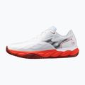 Încălțăminte de tenis pentru bărbați Mizuno Wave Enforce Court CC fiery red/white/sun-dried tomato 2