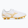 Încălțăminte de fotbal pentru copii Mizuno Monarcida Neo III Select FG white/mp gold 2