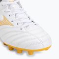 Încălțăminte de fotbal pentru copii Mizuno Monarcida Neo III Select FG white/mp gold 7