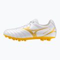 Încălțăminte de fotbal pentru copii Mizuno Monarcida Neo III Select AG white/mp gold