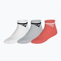 Șosete Mizuno Training With Line white/cloudspace/lava orange 8