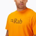 Tricou de trekking Rab Stance Logo SS pentru bărbați  portocaliu QCB-08-SUN-SML 3