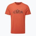 Tricou pentru bărbați Rab Mantle Mountain Tee red clay 5