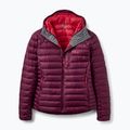 Geacă cu puf pentru femei Rab Microlight Alpine Hoody mulberry
