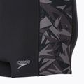 Speedo Hyperboom slip de înot negru/gri-oxid 4