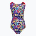 Speedo Digital Allover Splashback albastru/roșu Costum de baie dintr-o bucată pentru copii 8-00262314742