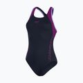 Speedo Hyperboom Splice Flyback costum de baie dintr-o singură piesă pentru femei albastru marin 8-00305015158 4