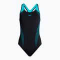 Speedo Plastisol Laneback costum de baie dintr-o bucată negru 8-00305414840