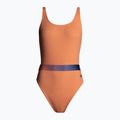 Speedo Costum de baie o piesă pentru femei Belted Deep U-Back portocaliu 8-00307415485