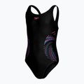Speedo Plastisol Plastisol Placement Muscleback costum de baie o piesă pentru copii negru 8-0832414379 3