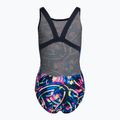 Speedo Digital Allover Leaderback Costum de baie dintr-o singură piesă pentru copii albastru/negru 8-1237714743 2