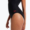 Speedo costum de baie o singură piesă pentru femei Digital Placement Hydrasuit negru-roșu 8-124454515213 10