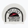 Speedo Șapcă de silicon imprimată alb 8-0838514630
