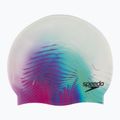 Speedo Șapcă cu imprimare digitală albă și mov 8-1352414649