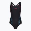 Costum de baie întreg pentru femei Speedo Allover Panel Laneback black/purple