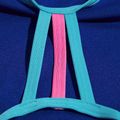 Costum de baie pentru copii Speedo Solid Lane Line Line Back roz/albastru 2