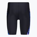 Pantaloni de baie Speedo Allover Digi V-Cut pentru bărbați, negru/albastru 2