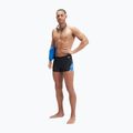 Boxeri de înot bărbați Speedo Allover Digi V-Cut negru/albastru 11