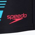 Pantaloni scurți de înot Speedo Tech Print pentru bărbați, negru/portocaliu 3