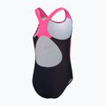 Costum de baie dintr-o bucată pentru copii Speedo Digital Placement Splashback black/lemon driz/flare pink/true cobalt 3
