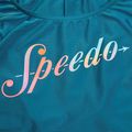 Costum de baie dintr-o bucată pentru femei Speedo Logo Deep U-Back peacock/pumpkin spice/marine blue 4