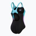 Costum de baie dintr-o bucată pentru femei Speedo Colourblock Splice Muscleback black/sweet purple/picton blue 3