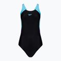 Costum de baie dintr-o bucată pentru femei Speedo Colourblock Splice Muscleback black/sweet purple/picton blue