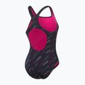 Costum de baie dintr-o bucată pentru femei Speedo HyperBoom Allover Medalist black/electric pink/usa charcoal 3