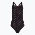 Costum de baie dintr-o bucată pentru femei Speedo HyperBoom Allover Medalist black/electric pink/usa charcoal