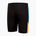 Costum de baie pentru bărbați Speedo Dive black/dark teal/mandarin Peel 2