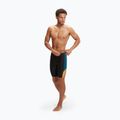 Costum de baie pentru bărbați Speedo Dive black/dark teal/mandarin Peel 4