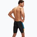 Costum de baie pentru bărbați Speedo Dive black/dark teal/mandarin Peel 5
