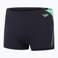 Boxeri de baie pentru bărbați Speedo Hyper Boom Splice true navy/herlequin green
