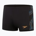 Boxeri de baie pentru bărbați Speedo Tech Panel black/mandarin peel/dark teal