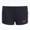 Boxeri de înot pentru copii Speedo Digital Panel Aquashort true navy/watermelon/bitter lime