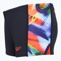 Boxeri de înot pentru copii Speedo Digital Panel Aquashort true navy/watermelon/bitter lime 3