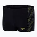 Boxeri de baie pentru copii Speedo Hyperboom black/lemon drizzle/usa charcoal