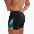 Boxeri de baie pentru bărbați Speedo Allover Digital V-Cut Aquashort black/true cobalt 7