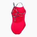 Costum de baie dintr-o bucată pentru femei Speedo Solid Lattice Tie-Back red/blue 3