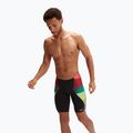 Costum de baie pentru bărbați Speedo Placement Digital V-Cut black/sweet purple/harlequin green/watermelon 5