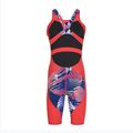 Costum de înot Speedo Fastskin LZR Ignite Kneeskin flame red/bolt/white 2