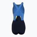 Costum Speedo Colourblock Highneck Crossback true navy/sevres blue/lemon drizzle 2