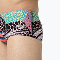 Boxeri de înot pentru bărbați Speedo 13.5 cm Allover Training Club Brief black/matcha green/siren red 5
