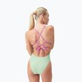 Costum de baie dintr-un element Speedo Solid Lattice Tie-Back matcha green 8